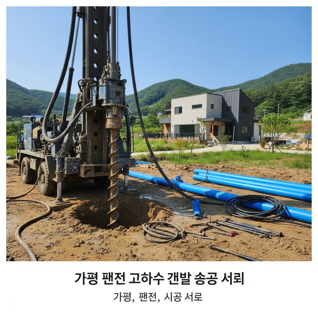 가평 펜션 지하수 개발 성공 사례