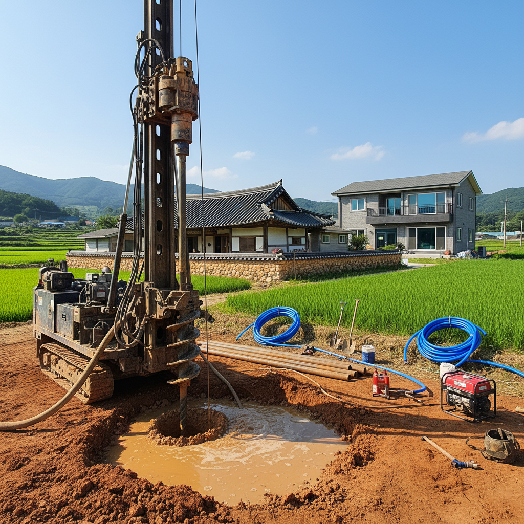 이천 쌀농사 농업용 지하수 개발 사례