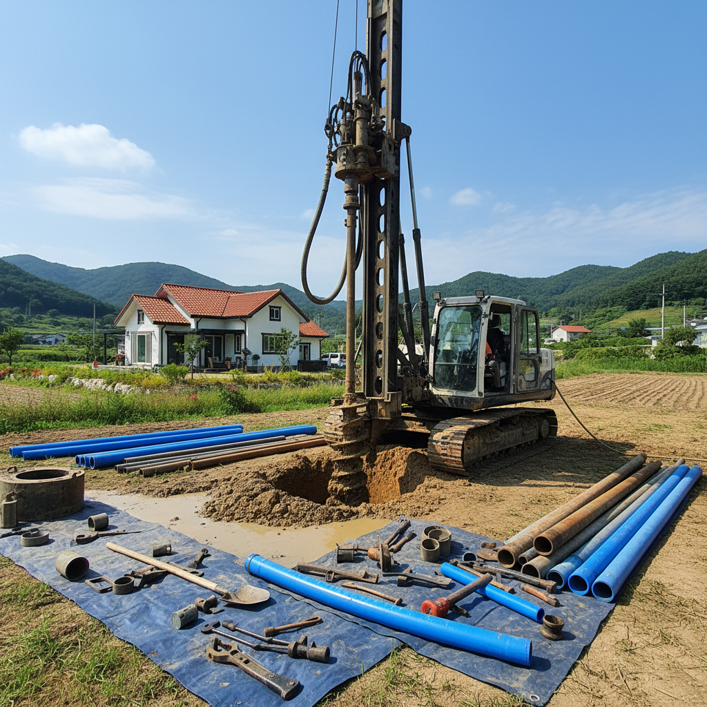평택 전원주택 전기료 급증의 비밀: 노후 지하수 폐공 처리와 새 관정 개발 원스톱 솔루션